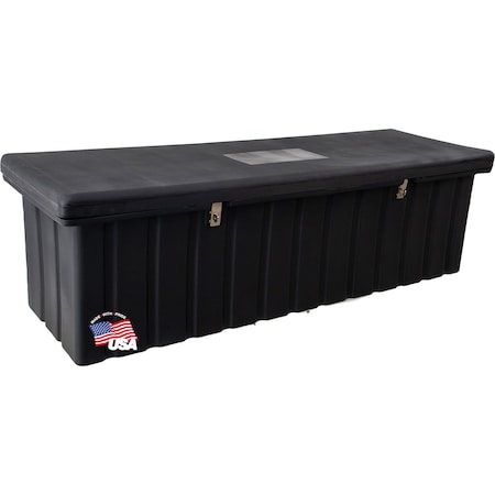 Buyers Products 23Hx25Dx77W Inch Black Poly Multipurpose Chest 1712260